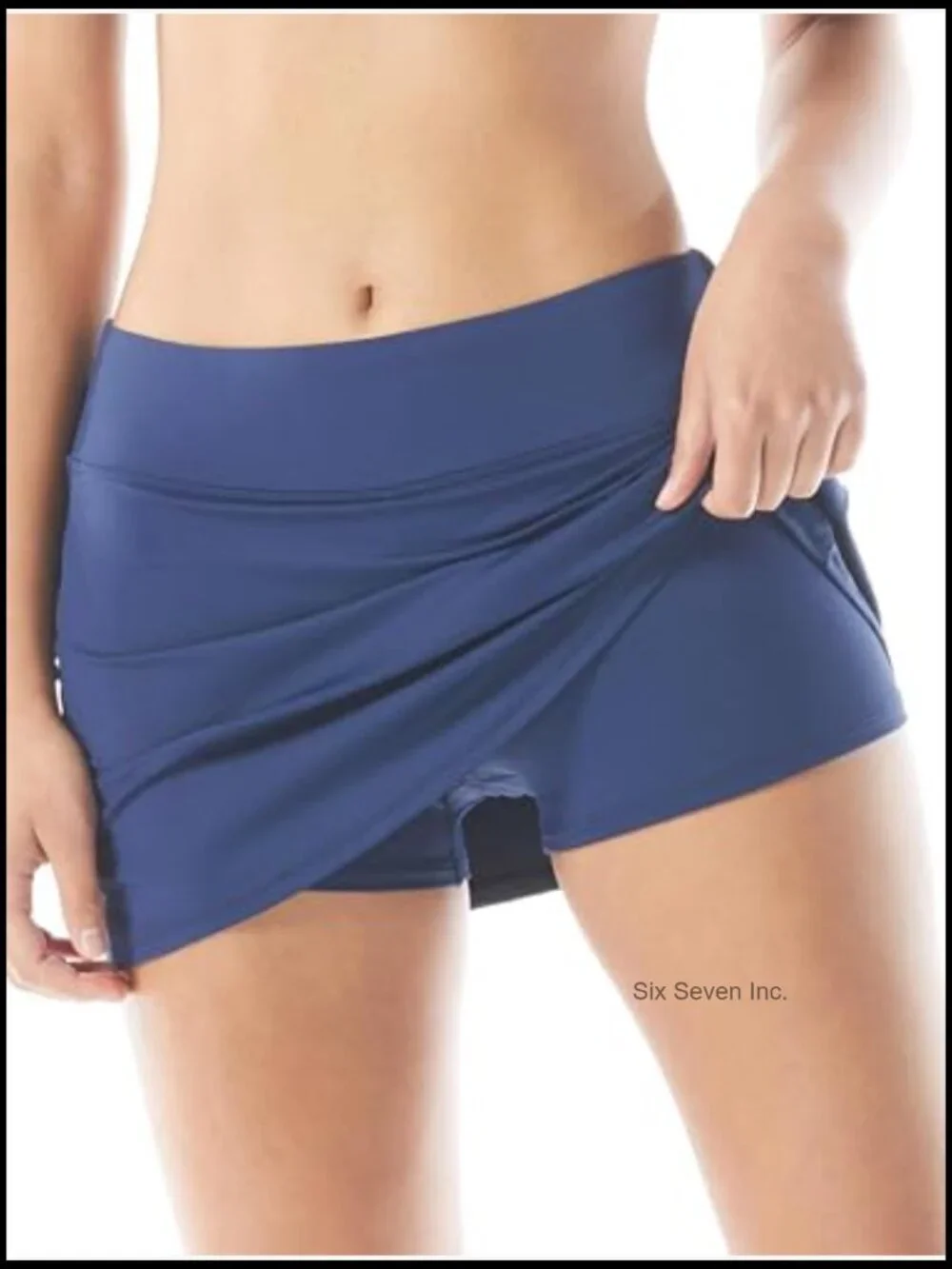 Multi-Sport Swim Skort with UPF50, Zippered Pocket, 4-Way Stretch